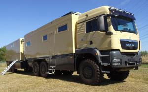 Unicat MD75h MAN TGS 26.540 6x6 mit dem Anhanger WT69 2018 года